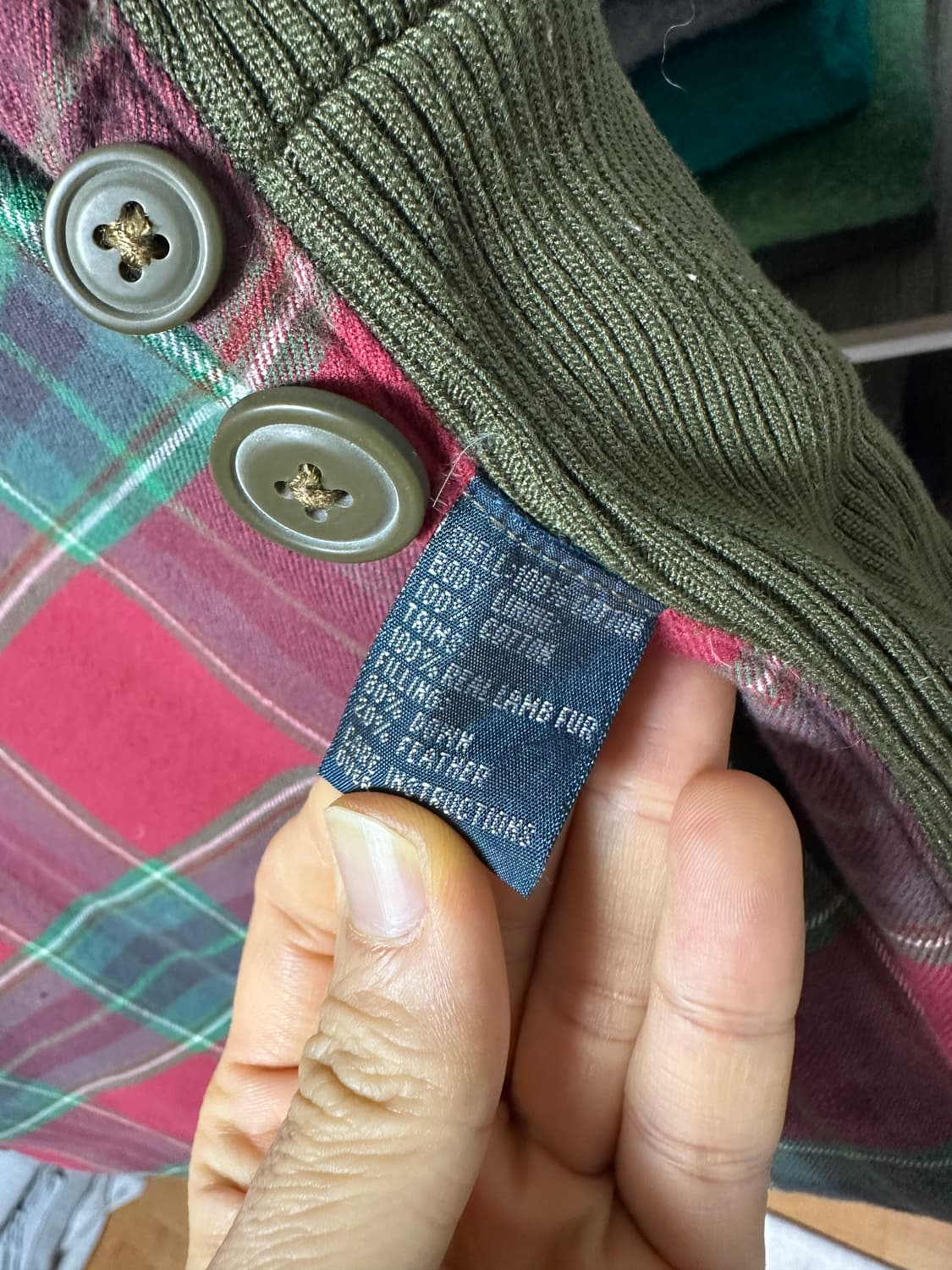 (새상품) 폴로 다운 퀼트베스트 S 상품이미지5