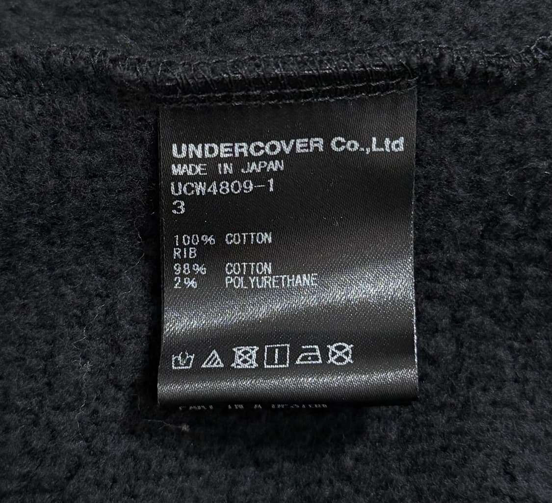 언더커버 19SS 더 데드 허밋 스트랩 롱 후디 상품이미지6