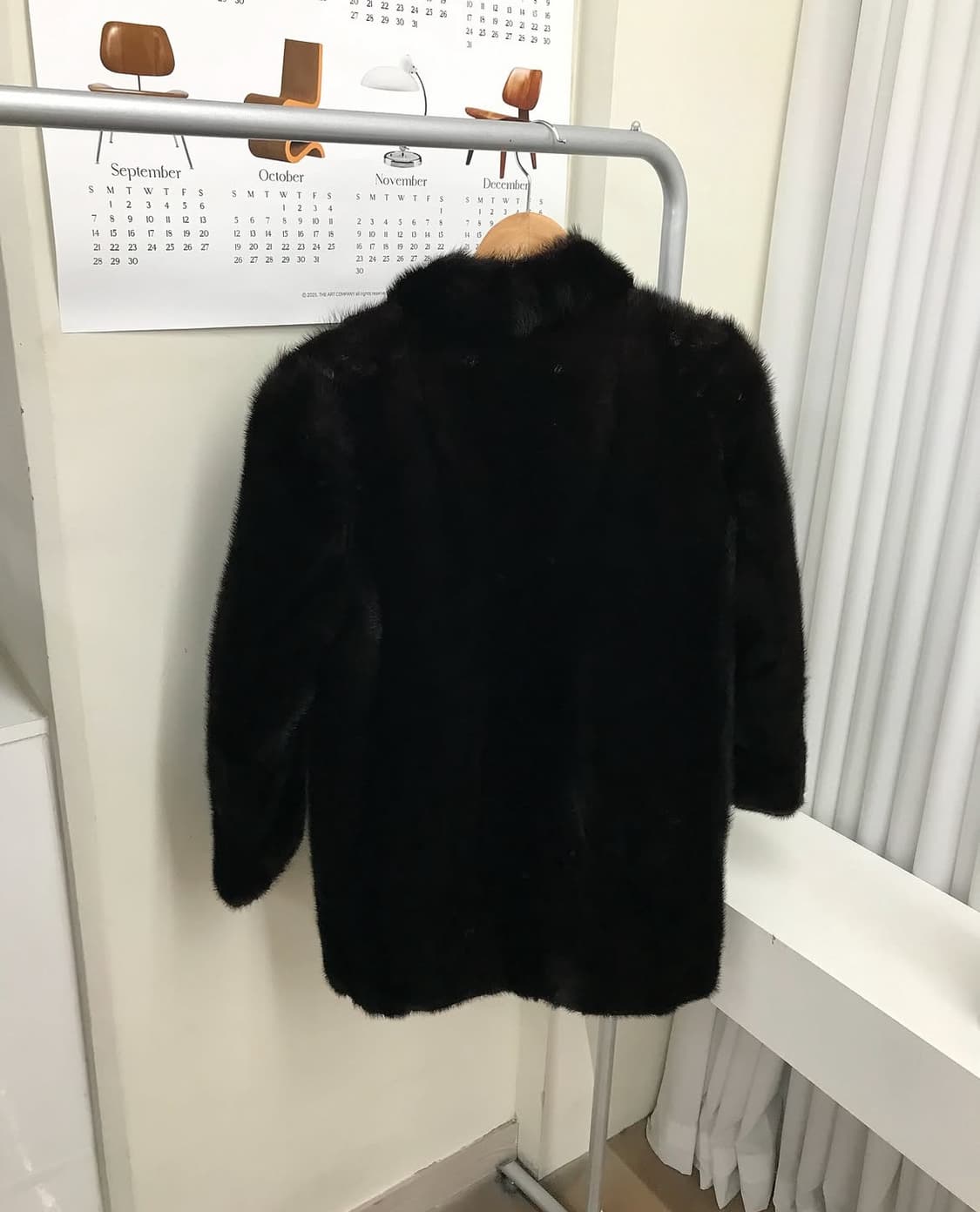 리얼 밍크 퍼 하프 코트 상품이미지5