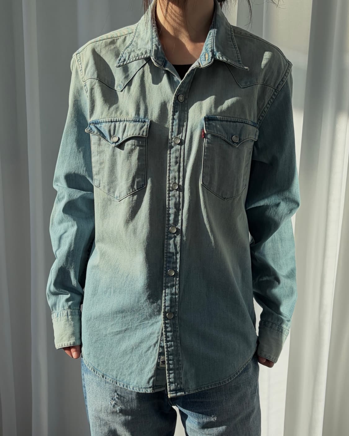 [S]리바이스 Levi's 클래식 웨스턴 데님 셔츠 상품이미지1