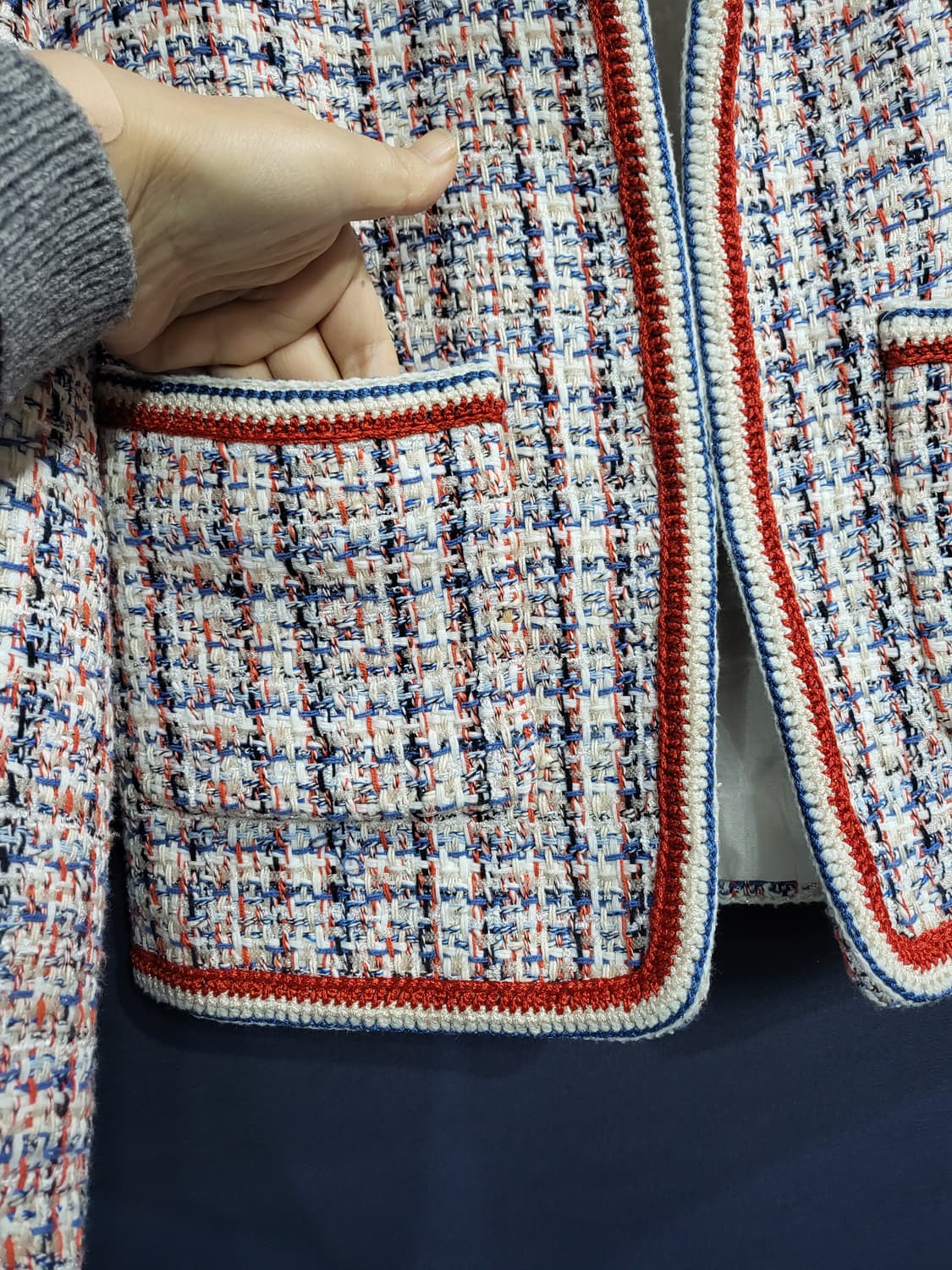 CC콜렉트 트위드 자켓 상품이미지3