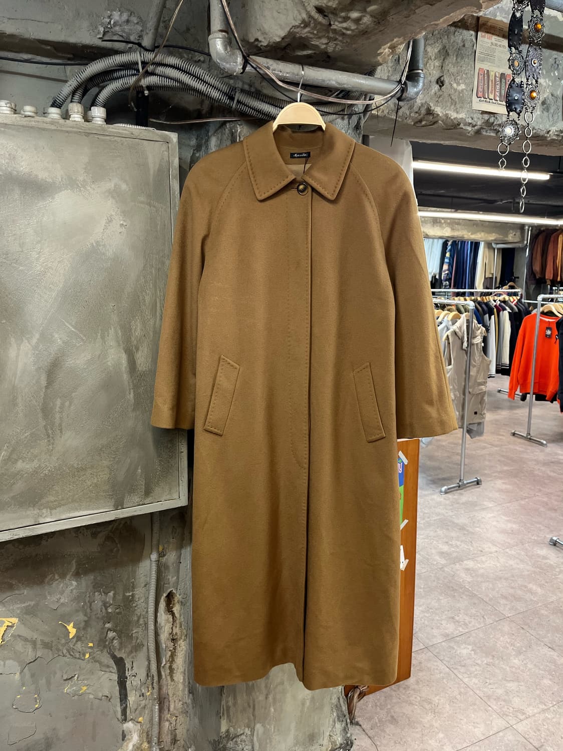 빈티지 캐시미어 코트 카멜 #csz2398 상품이미지1
