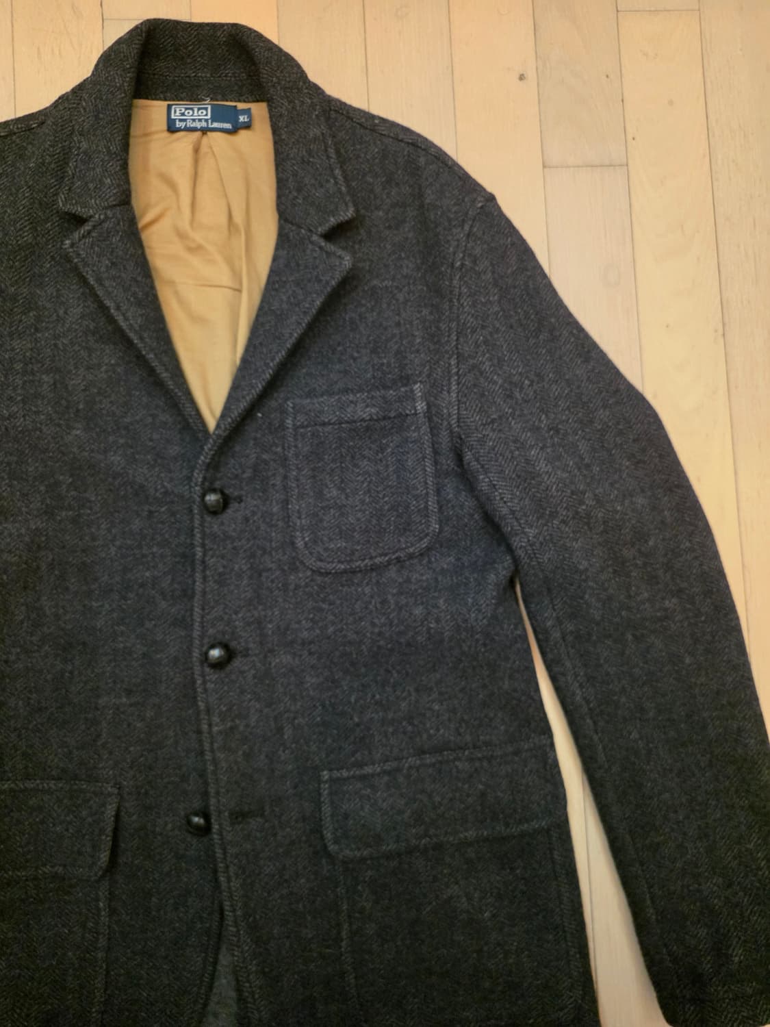 폴로랄프로렌 울100% 헤링본 XL 자켓 블레이저 상품이미지2