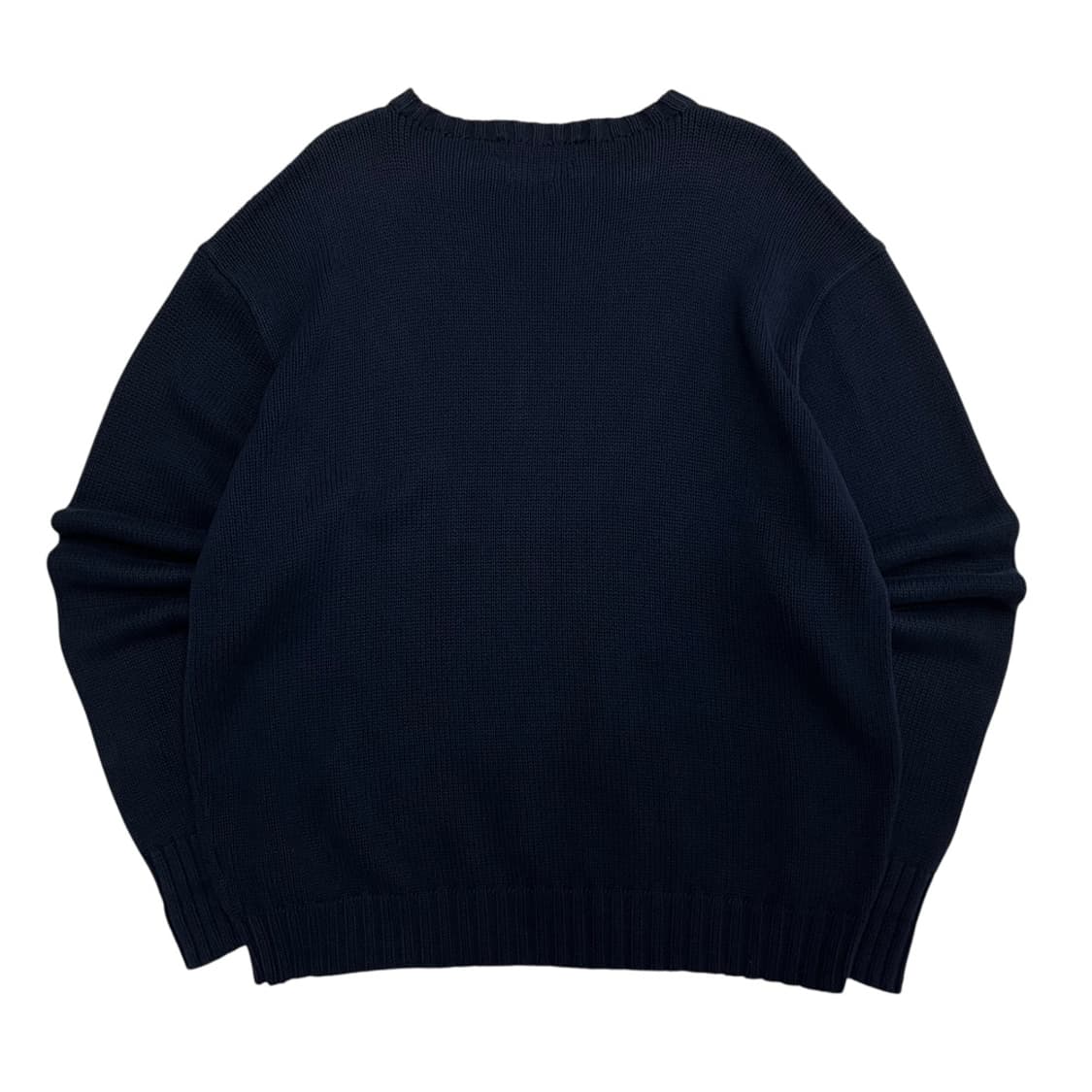 폴로 랄프로렌 버건디포니 네이비 니트 L 상품이미지3