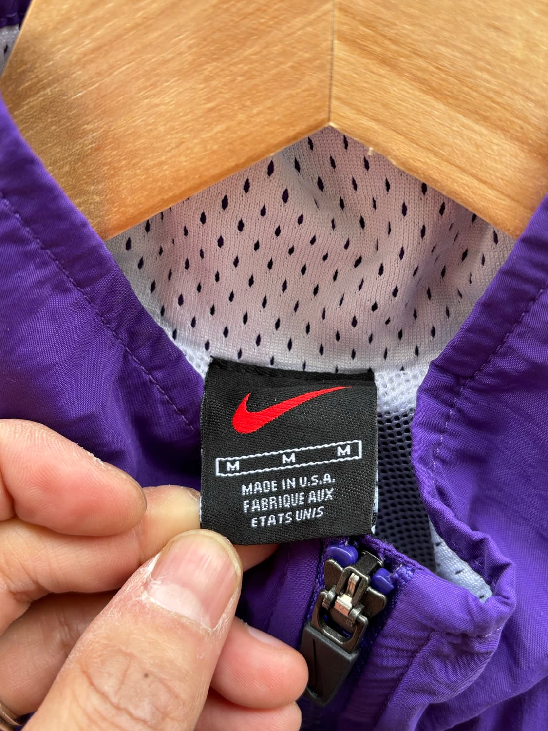 90s USA Nike LSU 윈드브레이커 상품이미지5