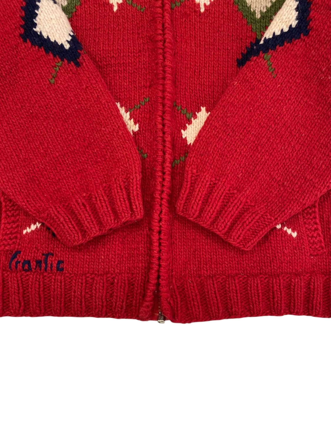 Frantic 핸드니트 울 집업 스웨터 상품이미지6