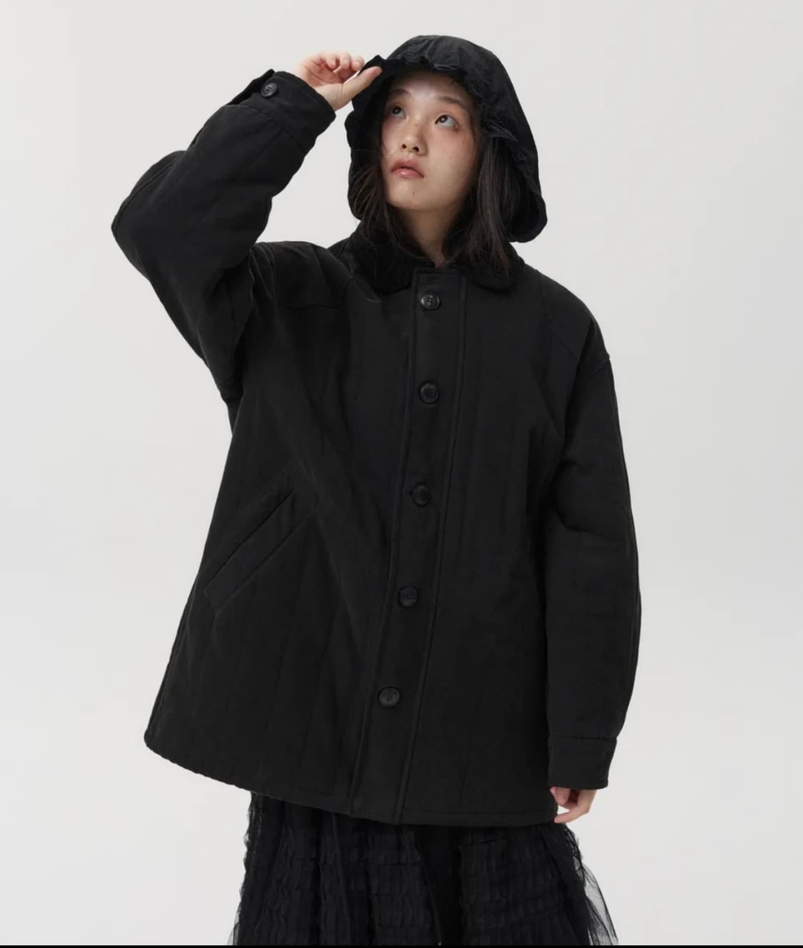 오헤시오 코듀로이 카라 자켓 상품이미지1