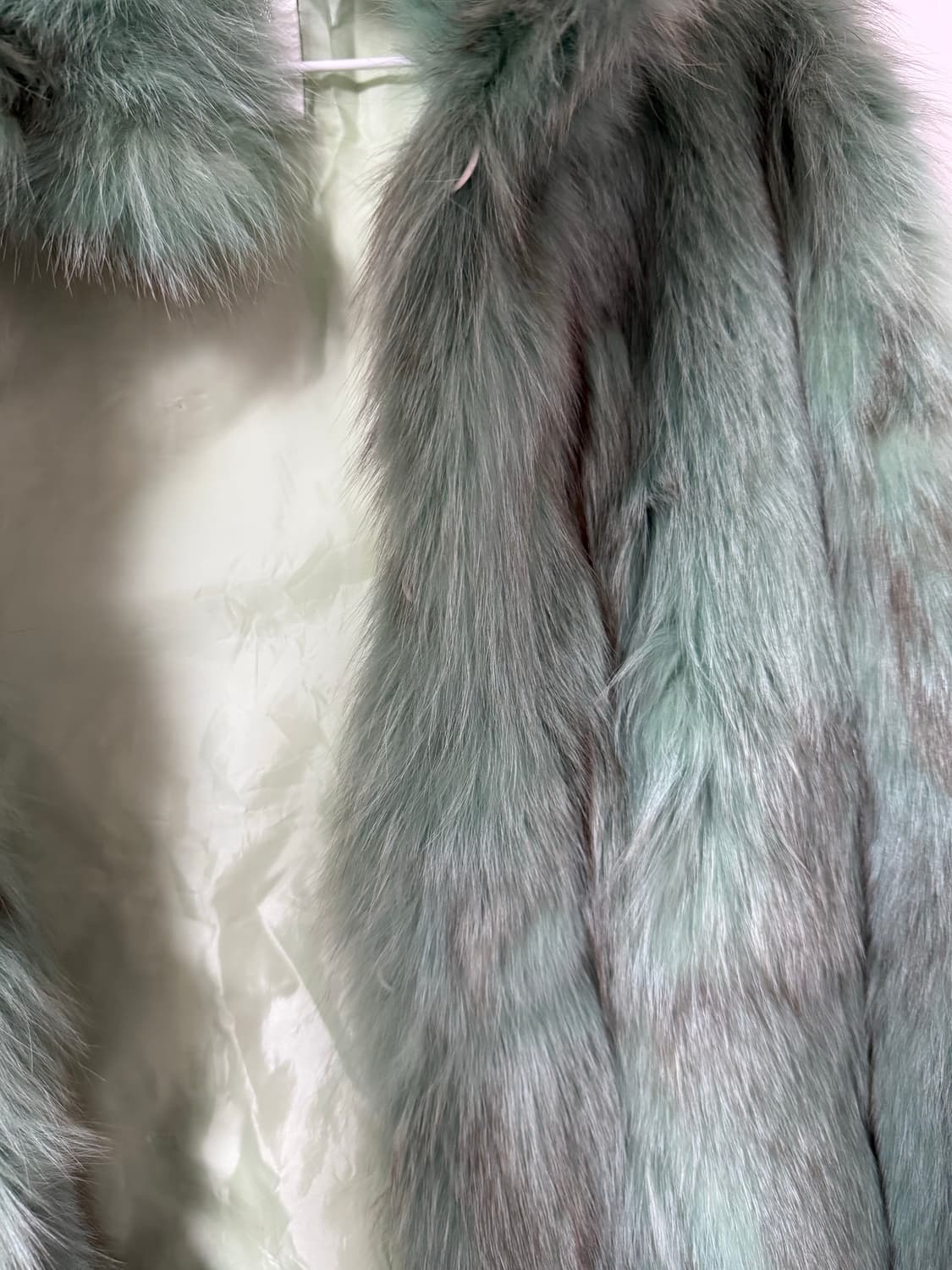 희귀 빈티지 민트 믹스 리얼 폭스 퍼자켓 상품이미지5