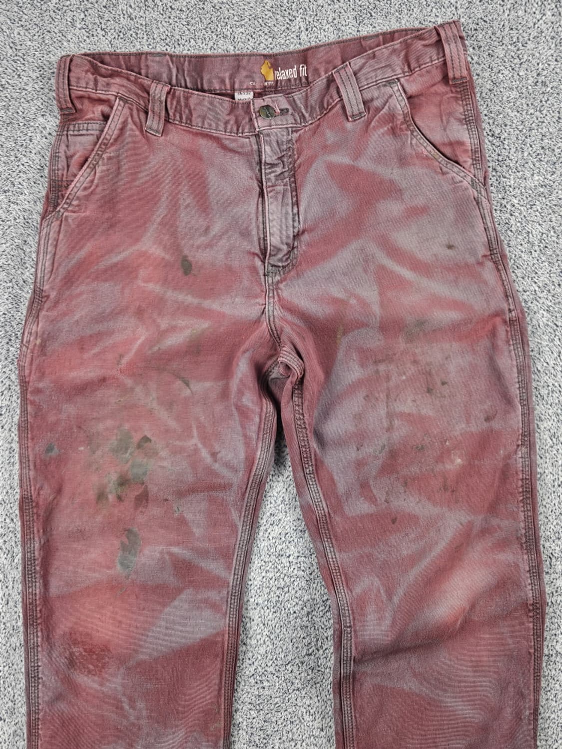 칼하트 카펜터 다잉 워시드 커스텀 워크팬츠 (36 X 32) / 9980 상품이미지5