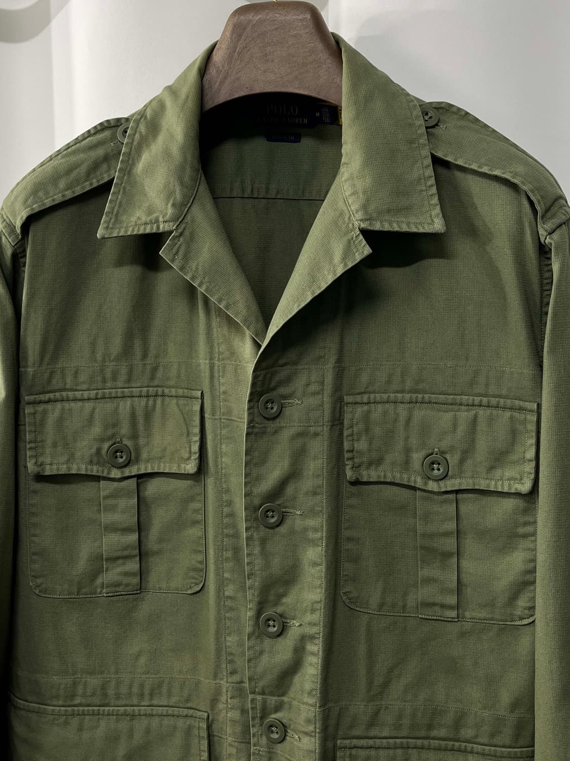 폴로 랄프로렌 도비 유틸리티 썬페이딩 사파리 자켓 상품이미지6