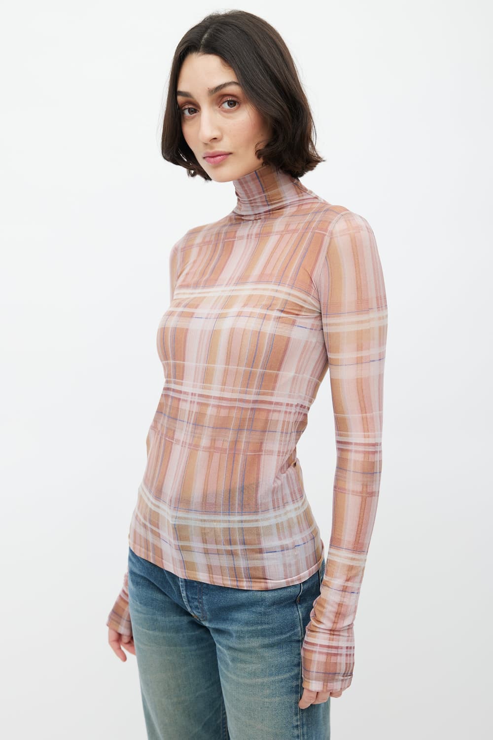 Acne Studios 터틀넥 쉬어 탑 상품이미지1