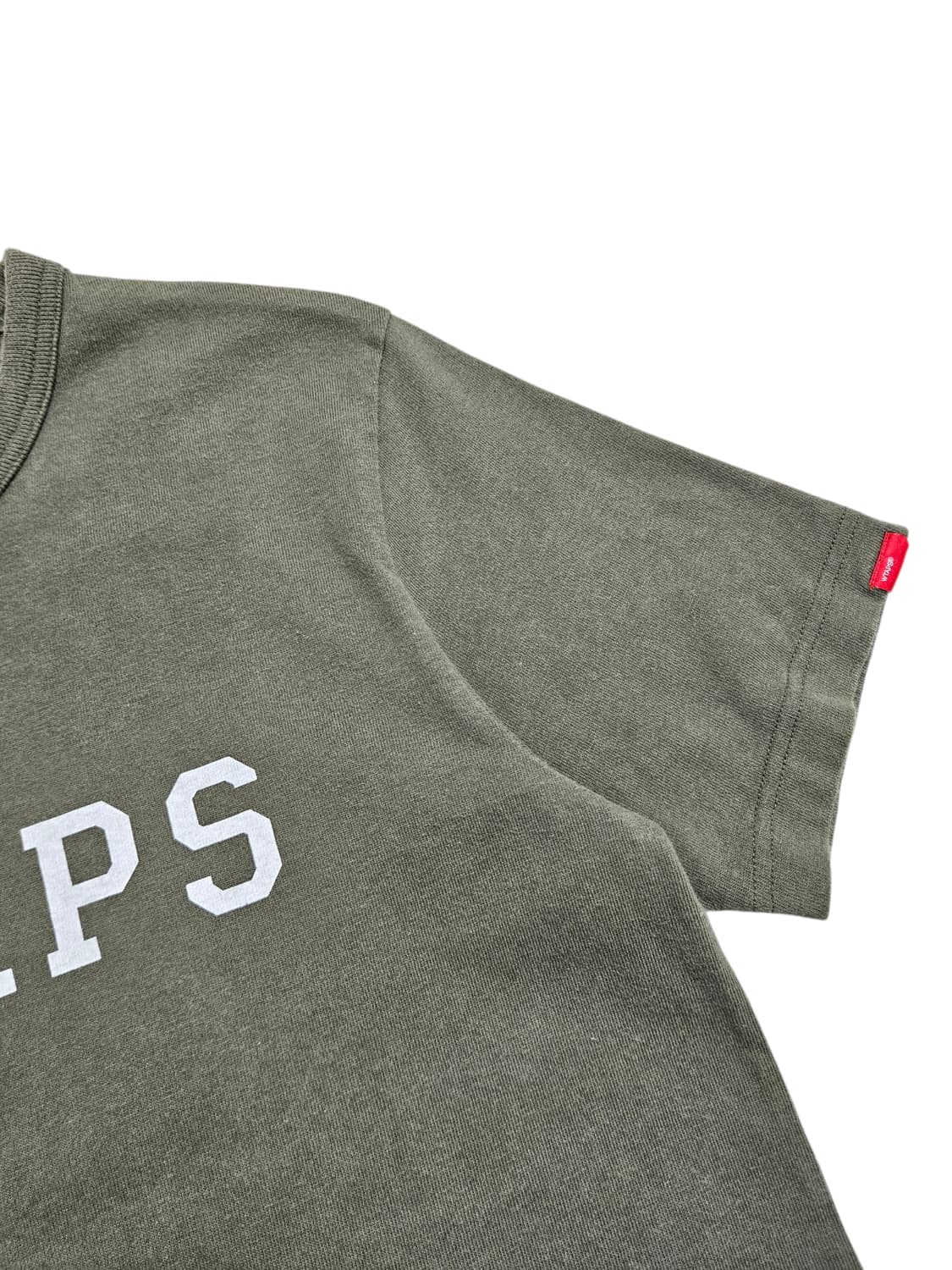 더블탭스 로고 반팔티 카키 상품이미지2