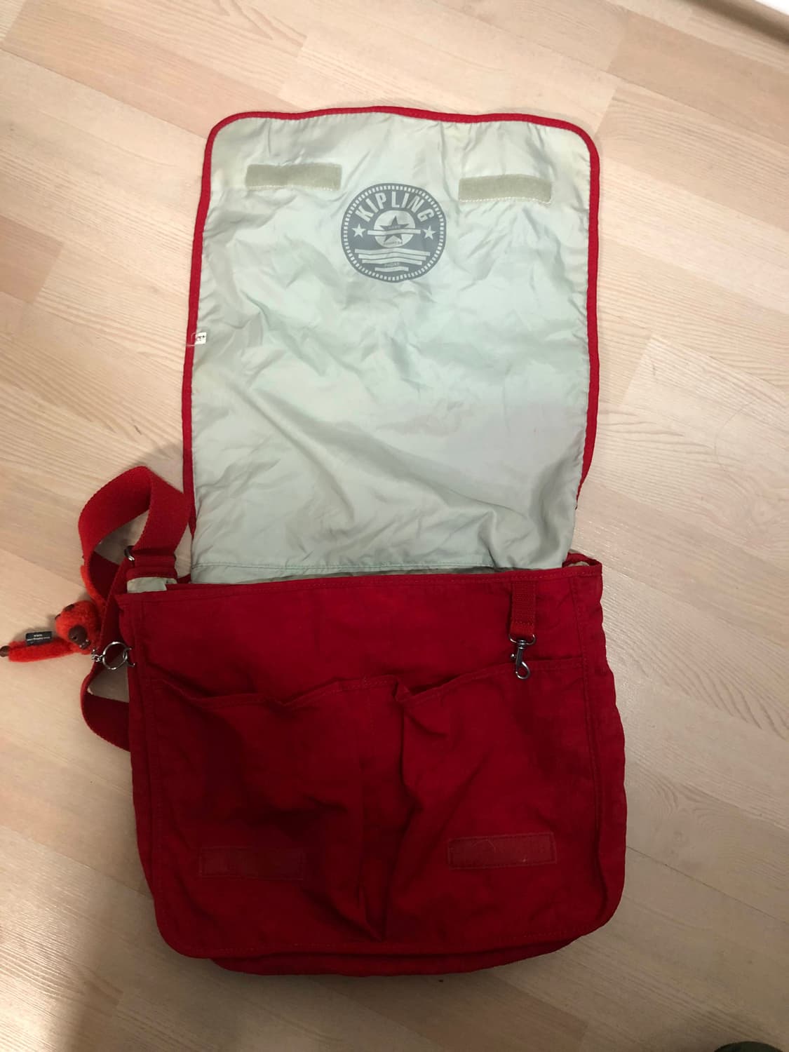 빈티지 키플링 Y2K 레드 빅 크로스백 노트북가방 상품이미지4