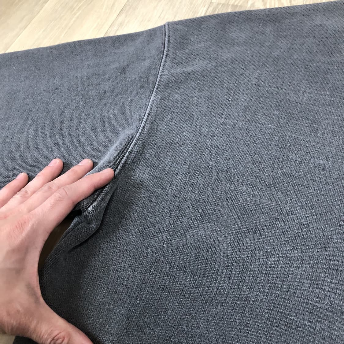 (XL) 소버먼트 SOVERMENT 980G 피그먼트 후드집업 스웻셔츠  상품이미지7