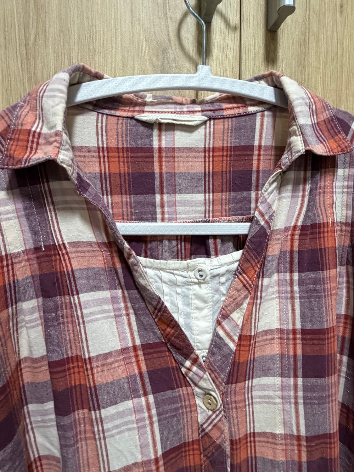 모리걸 레이어드 블라우스 셔츠 하구미 스즈코 상품이미지2