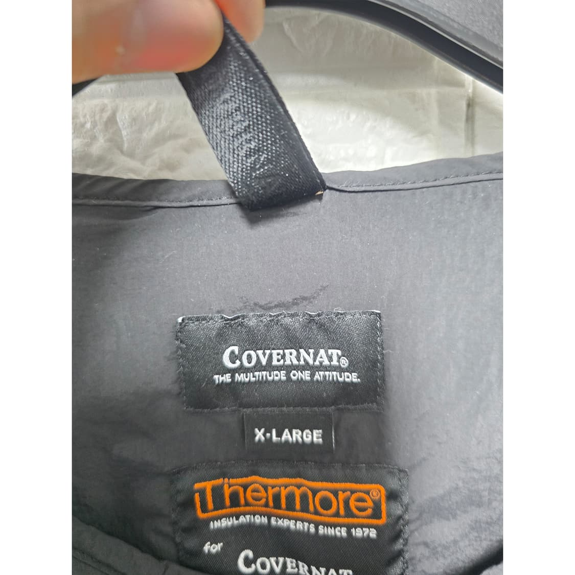 택포_ 20s 커버낫 퀼팅 자켓 블랙 XL 상품이미지2