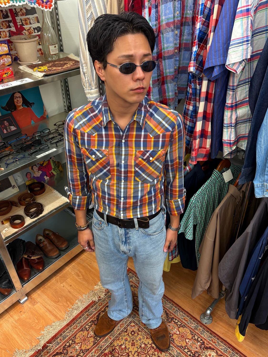 Levis wetern shirt 상품이미지1