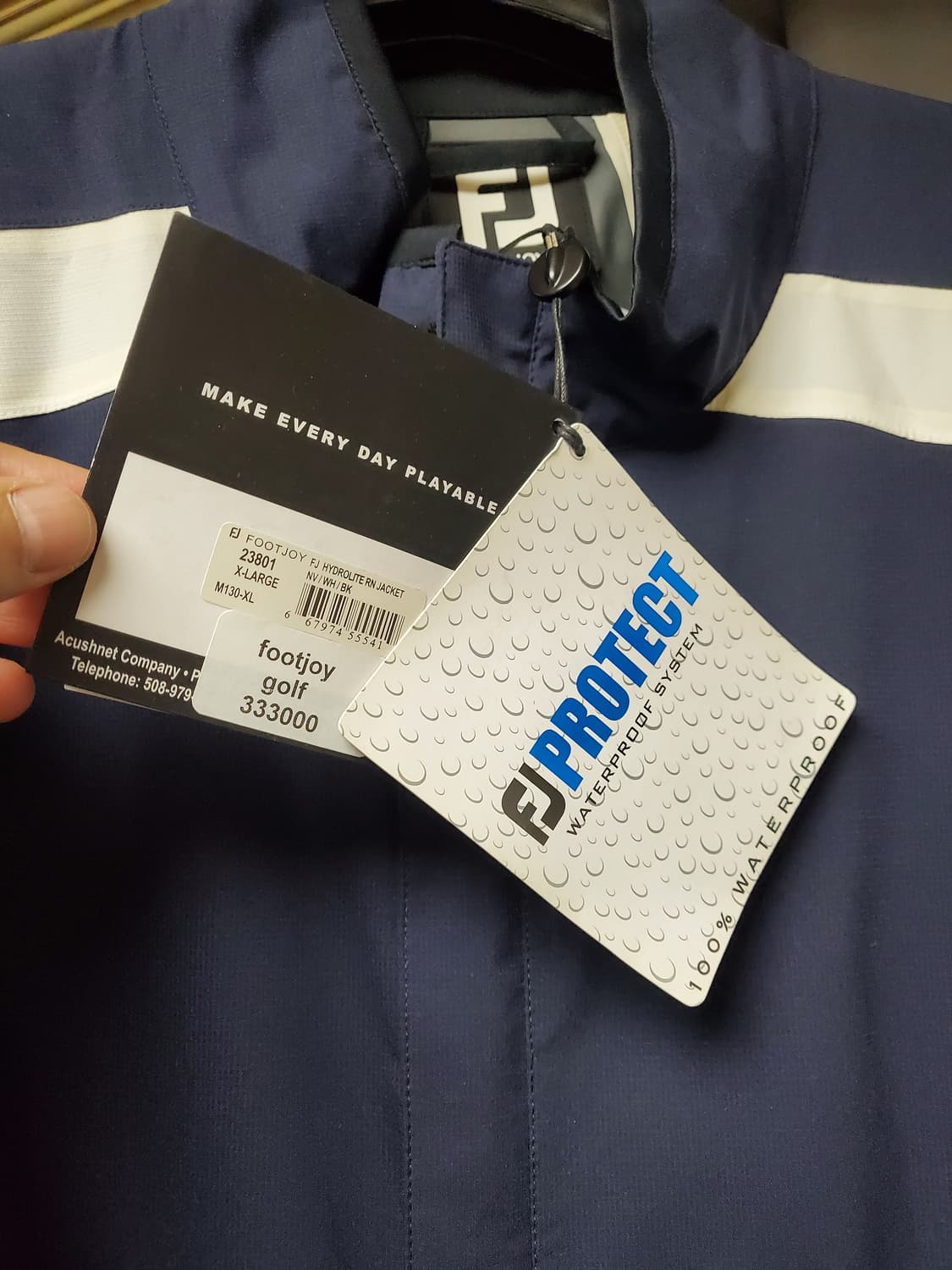 새상품 풋조이 하이드로라이트 바람막이 상품이미지4