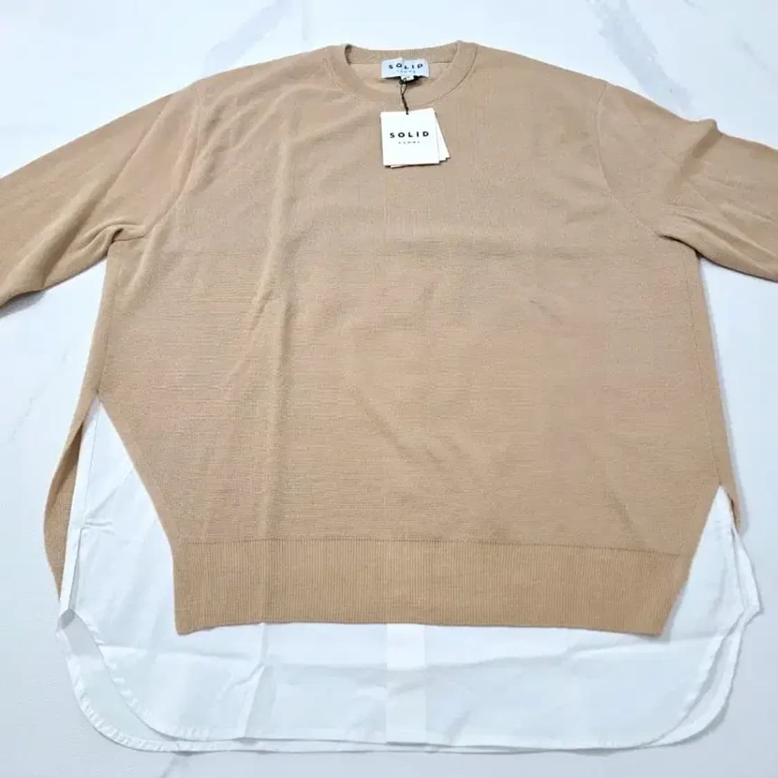 솔리드옴므 니트 새상품 110 상품이미지4