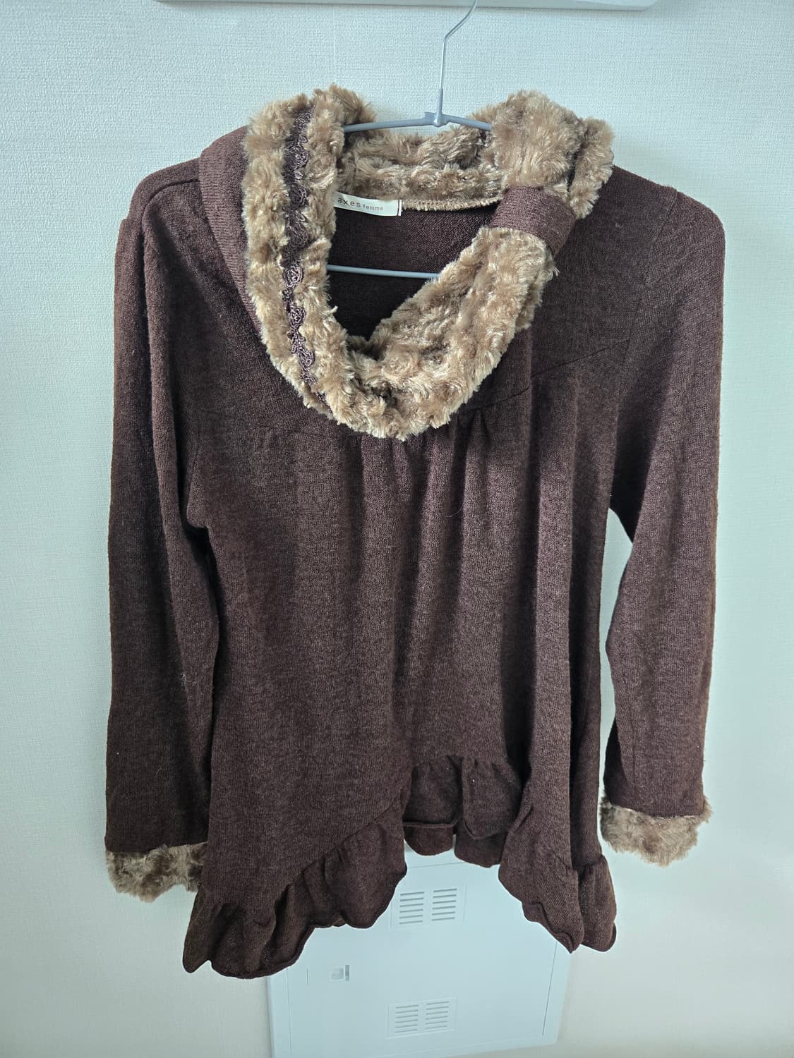 합빈 갸루.페어리 퍼롱슬+퍼가디건+숏팬 셋트 상품이미지5