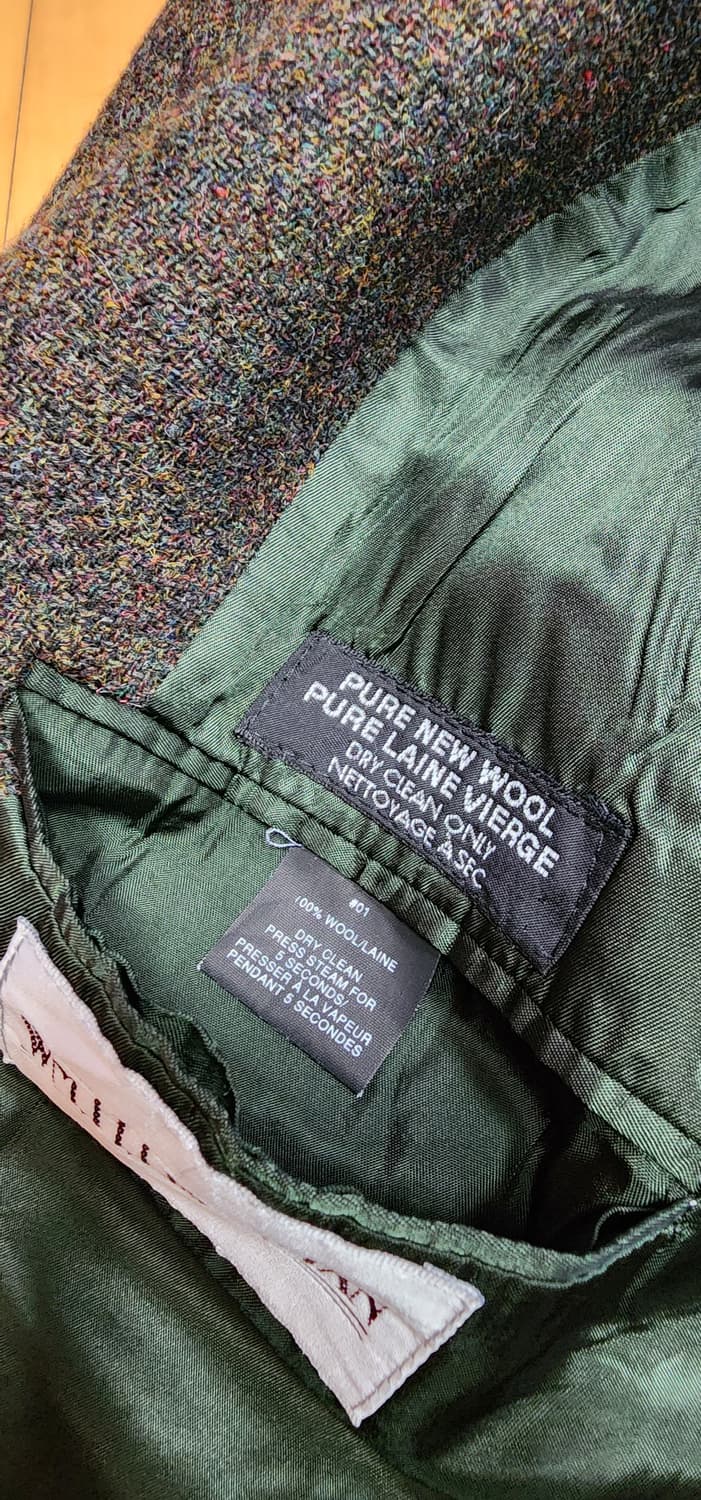 카키브라운 트위드 3버튼 자켓 3XL~4XL 상품이미지9