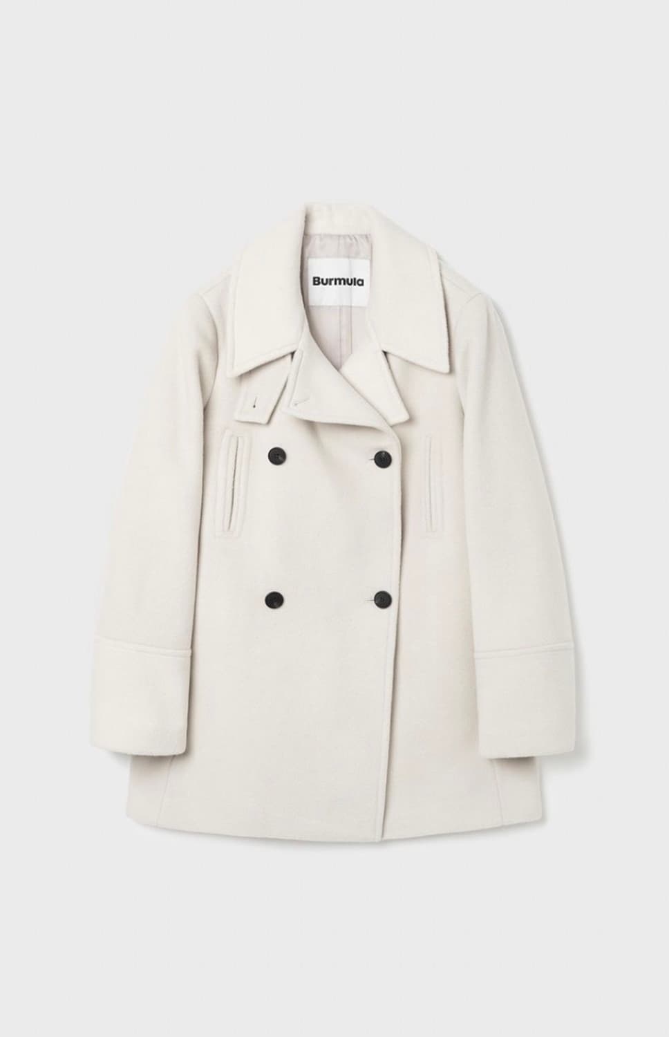 WOOL PEA COAT (IVORY) 상품이미지1