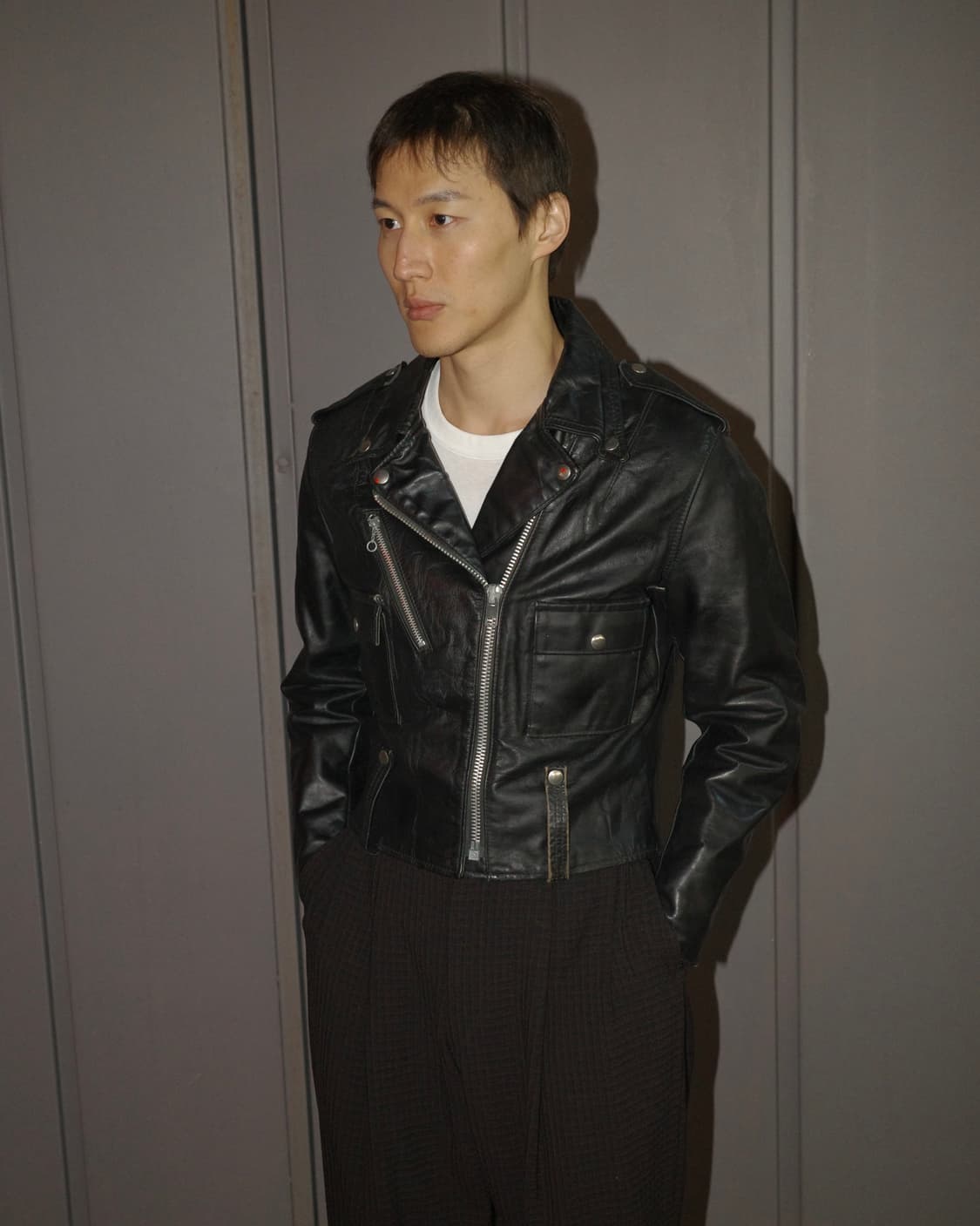 70‘s 할리데이비슨 Cycle Queen 레더 모터사이클 자켓 상품이미지7