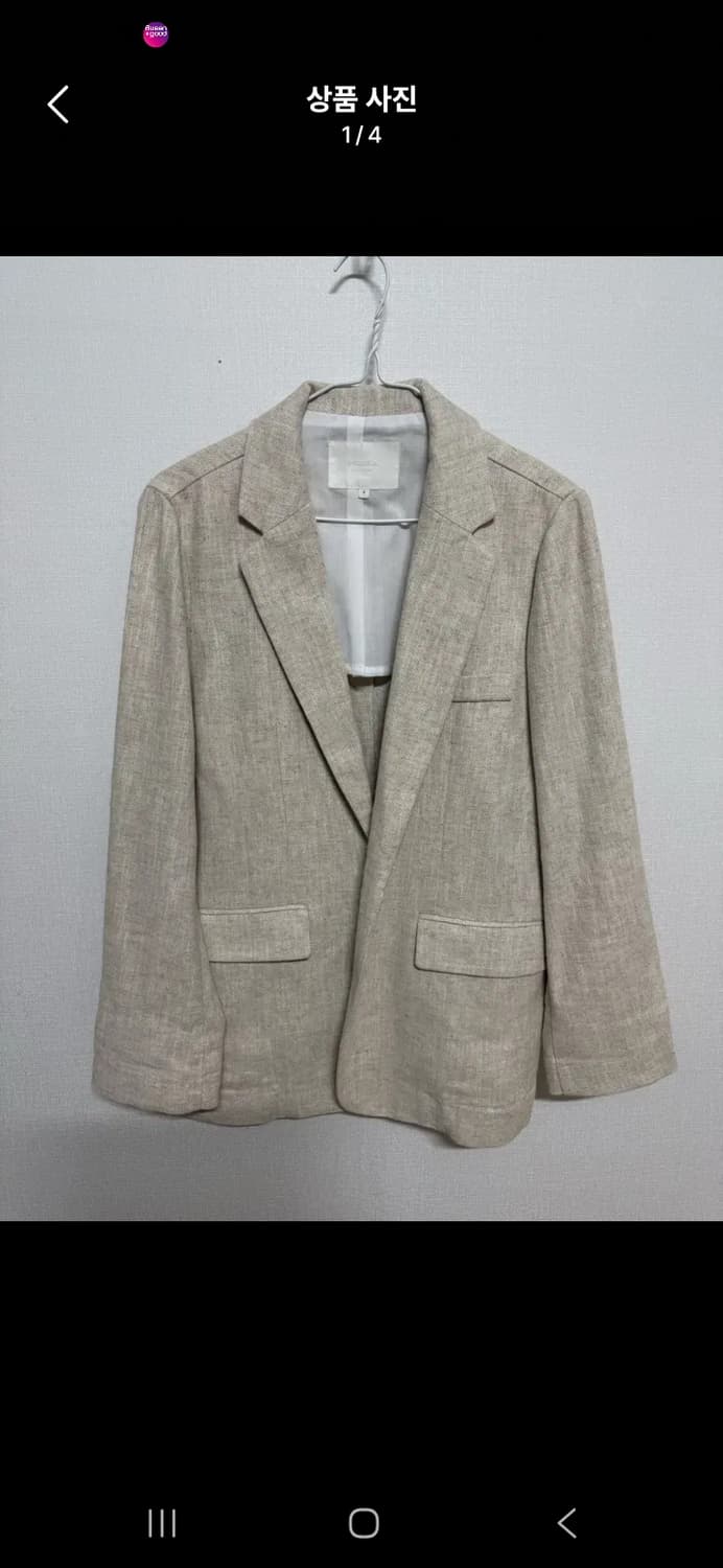 PUREDA 린넨 자켓 상품이미지1