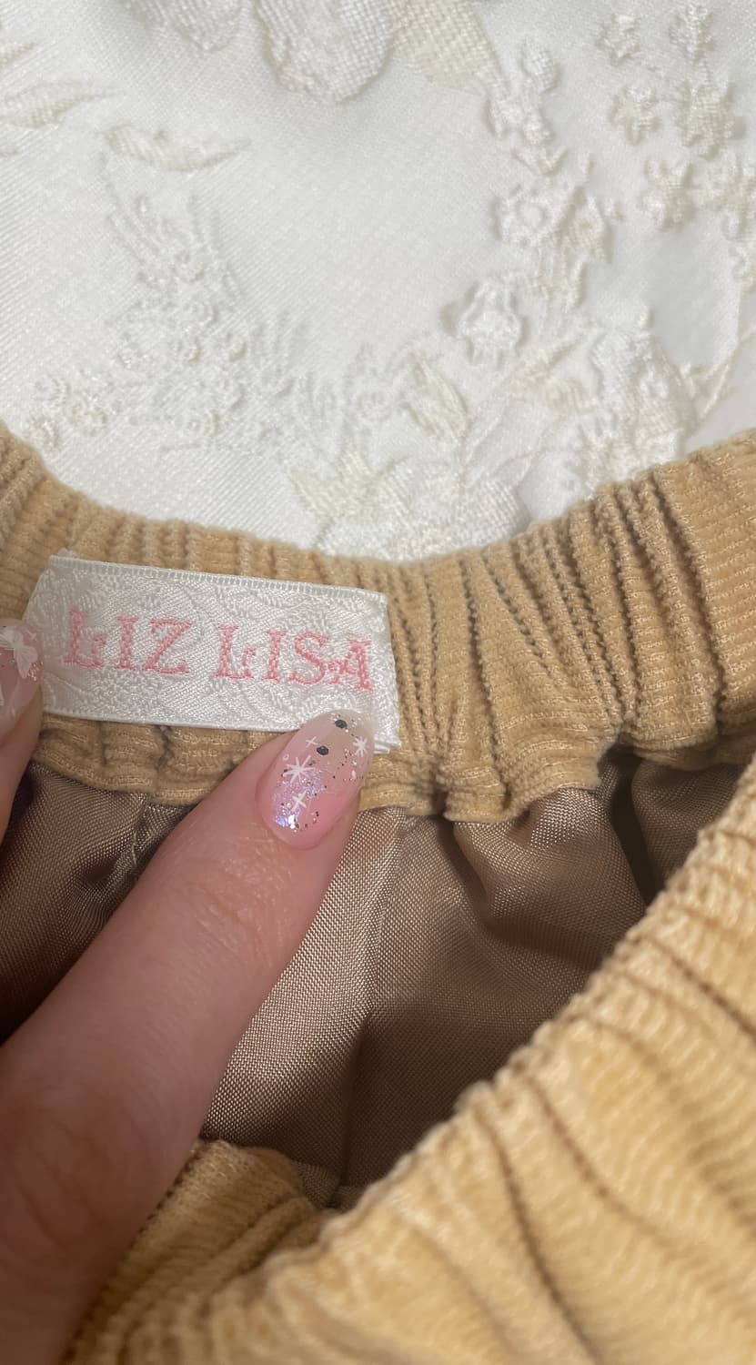 리즈리사 라떼갸루 큐롯 / 스커트팬츠 코듀로이 골덴 레이스 상품이미지4