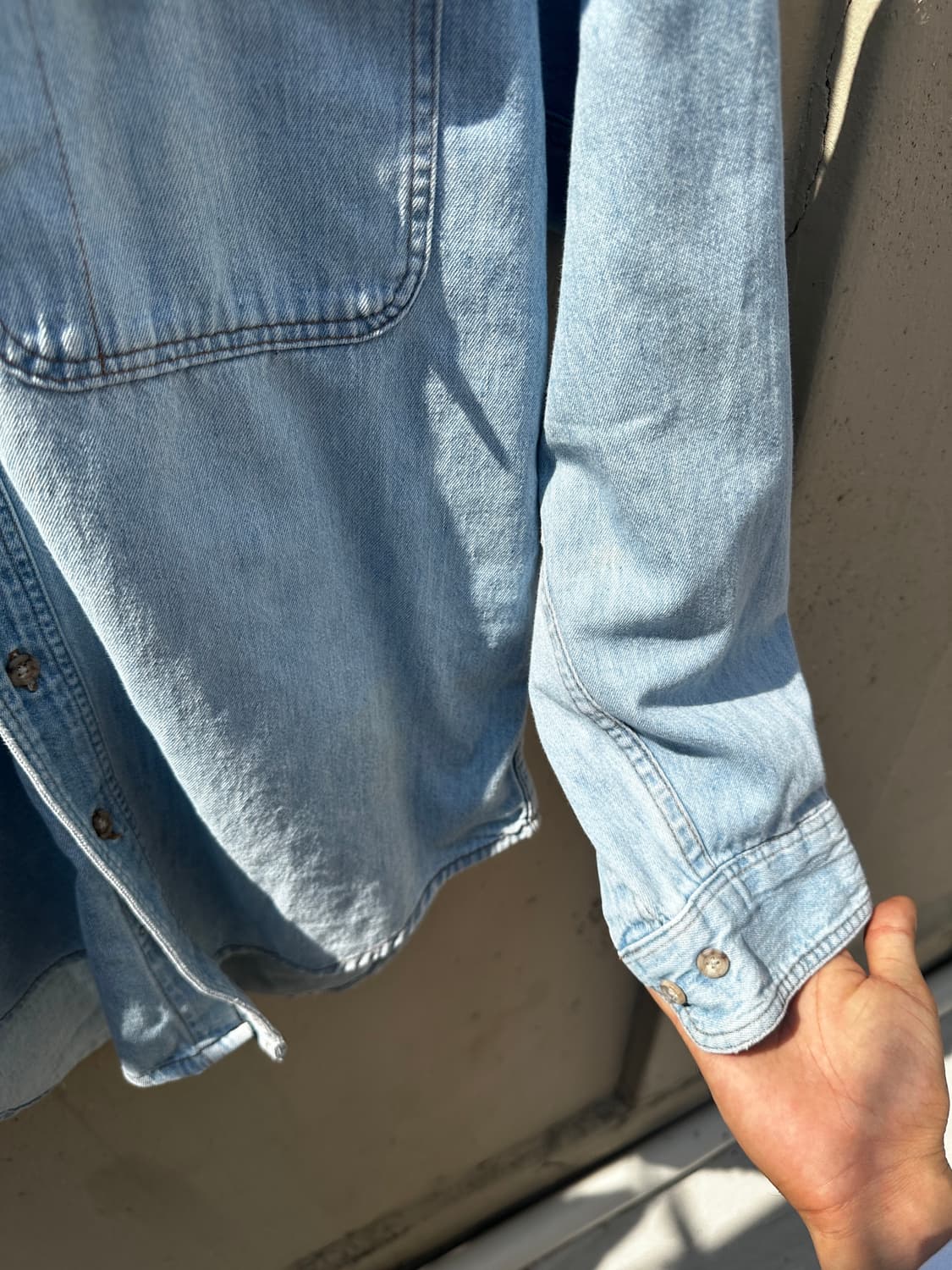 90s old GAP Made in U.S.A. Denim Shirt 상품이미지3