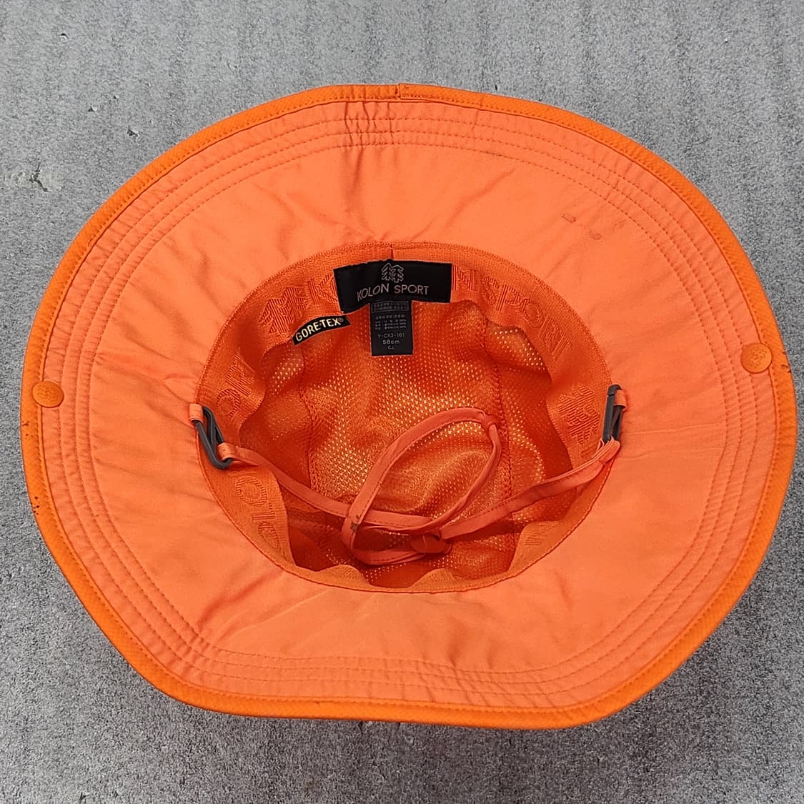 코오롱 고어텍스 버킷햇 58cm 오렌지 상품이미지8