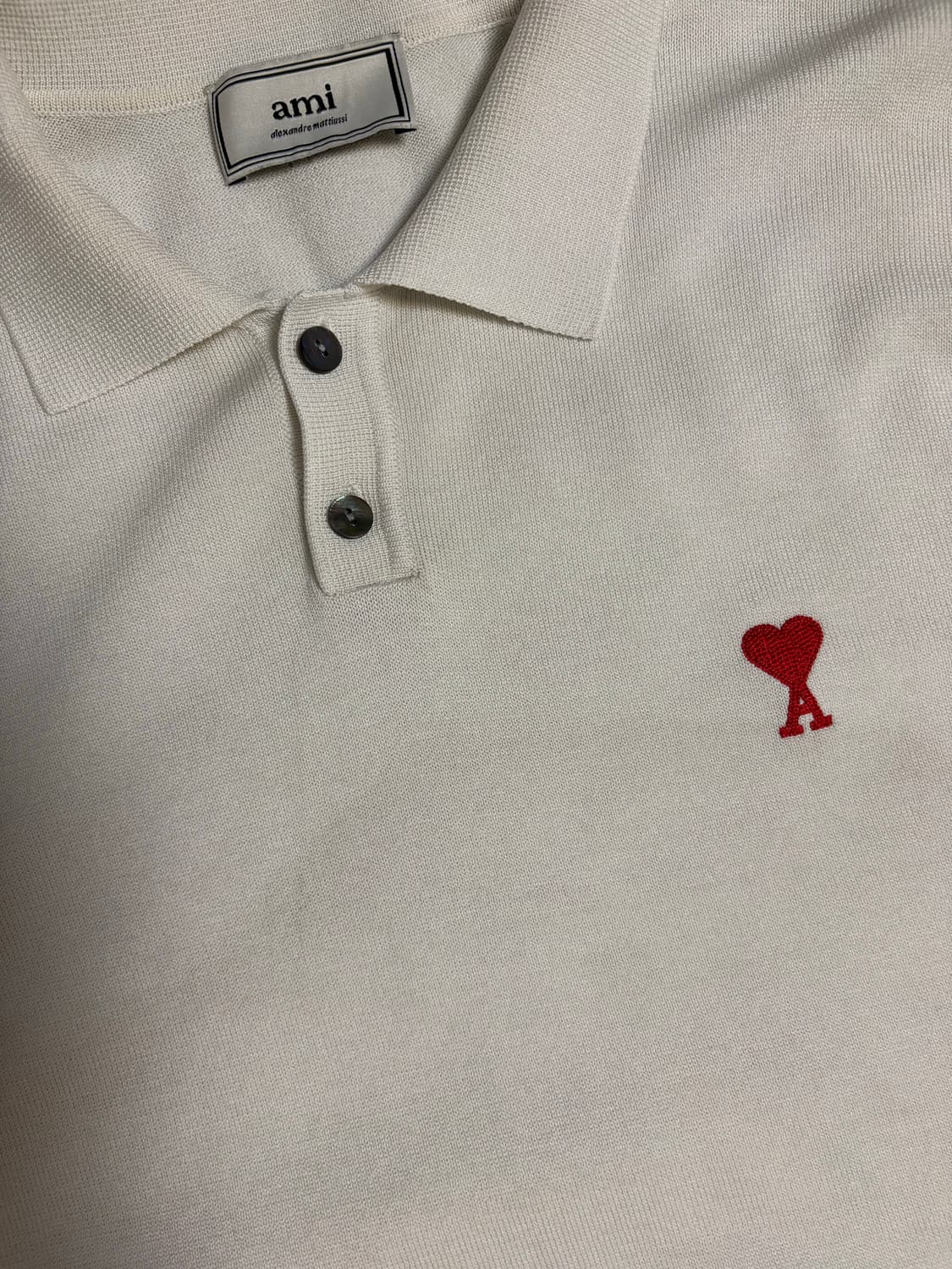 아미 스몰로고 카라 반팔티 95 상품이미지2