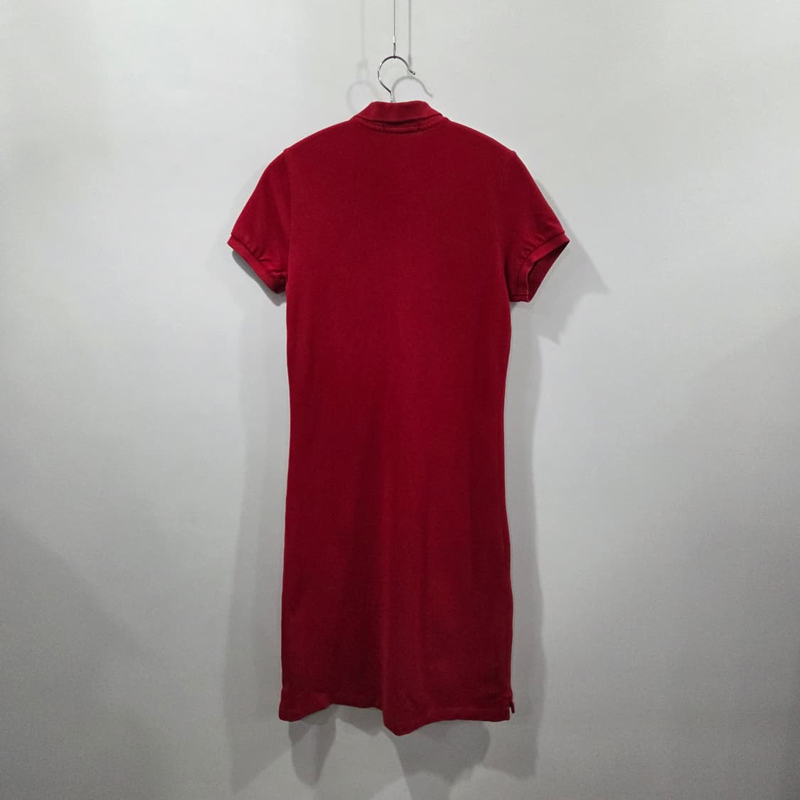 폴로랄프로렌 우먼 빅포니 피케 카라 레드 원피스 M  상품이미지5