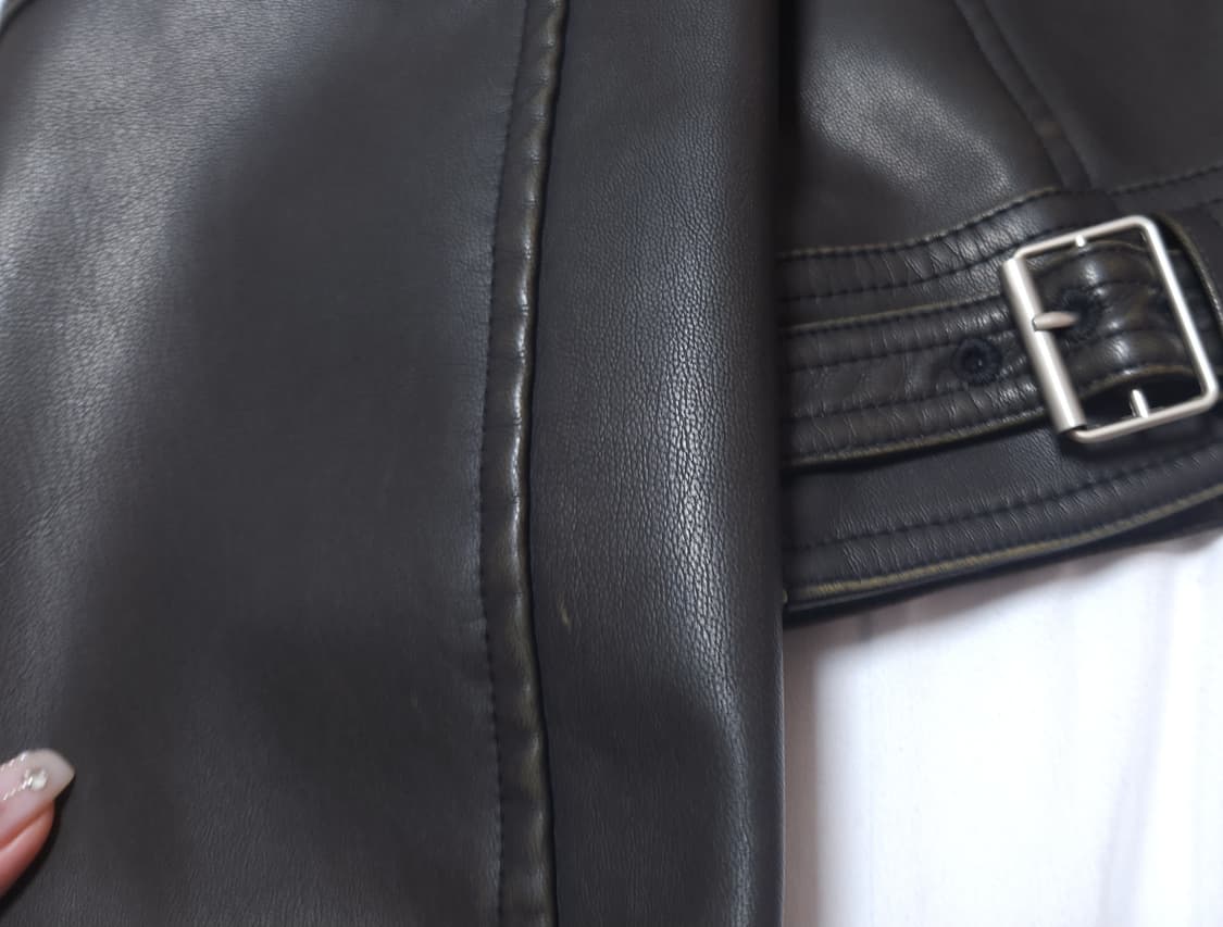 에잇세컨즈 빈티지 워싱 가죽자켓 (s) 상품이미지7