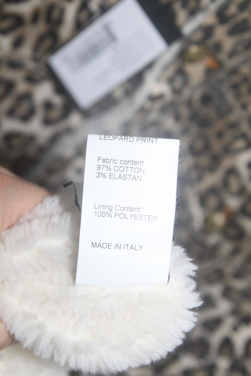 R13 알썰틴 21FW 레오파드 퍼 코트 상품이미지10