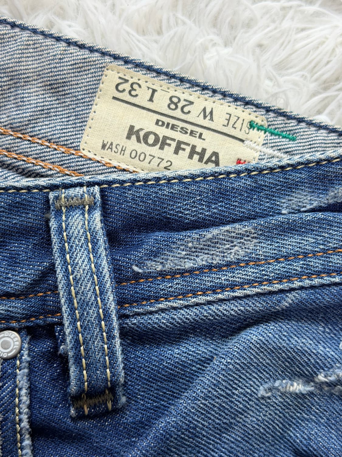 디젤(Diesel) KOFFHA 00772 아카이브 슬림 부츠컷 데님 상품이미지8