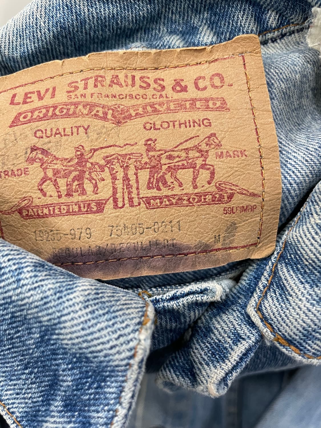 빈티지 리바이스 데님 트러커 재킷 M 상품이미지4