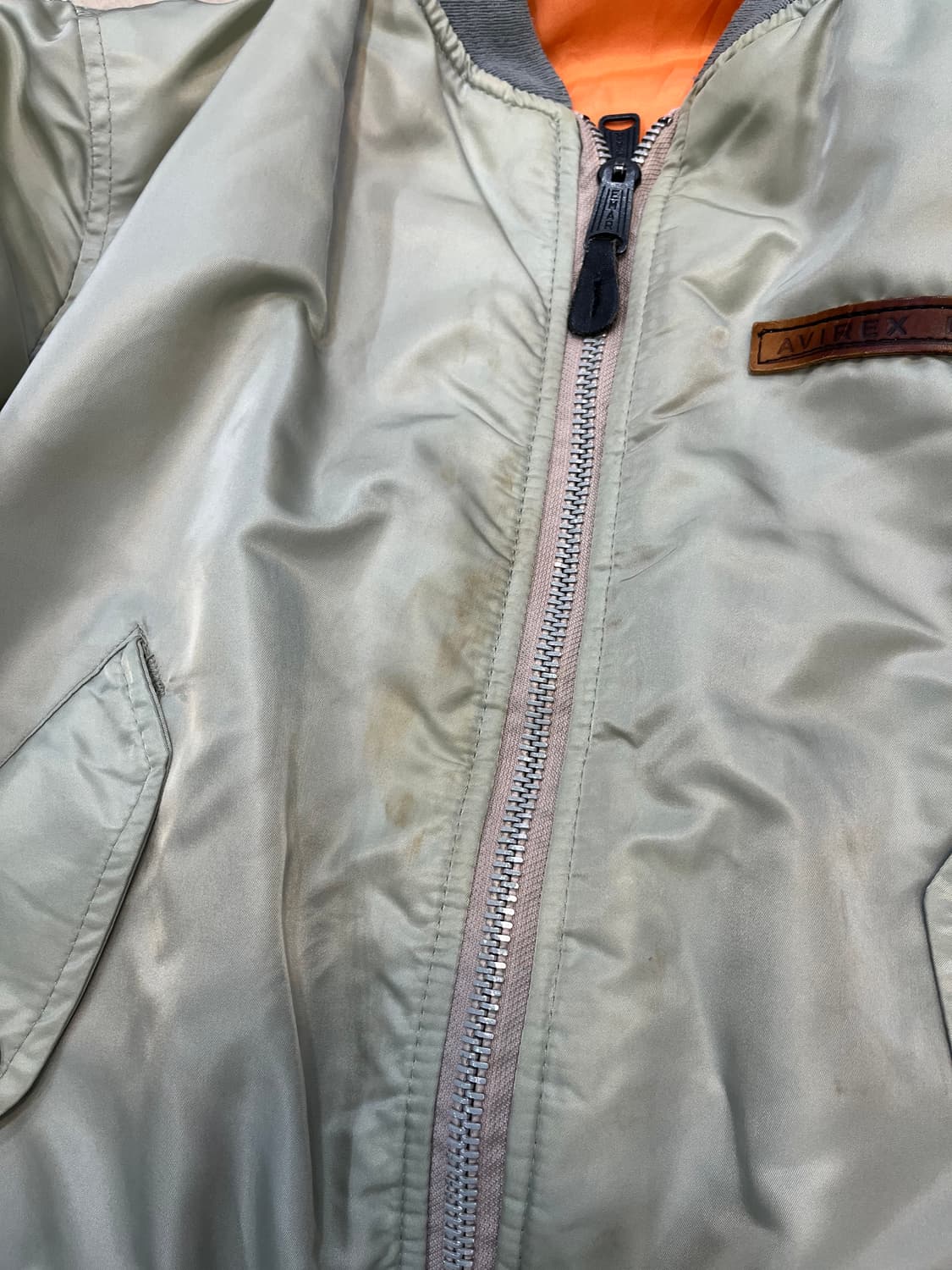 아비렉스 USA MA-1 플라이트 자켓 상품이미지8