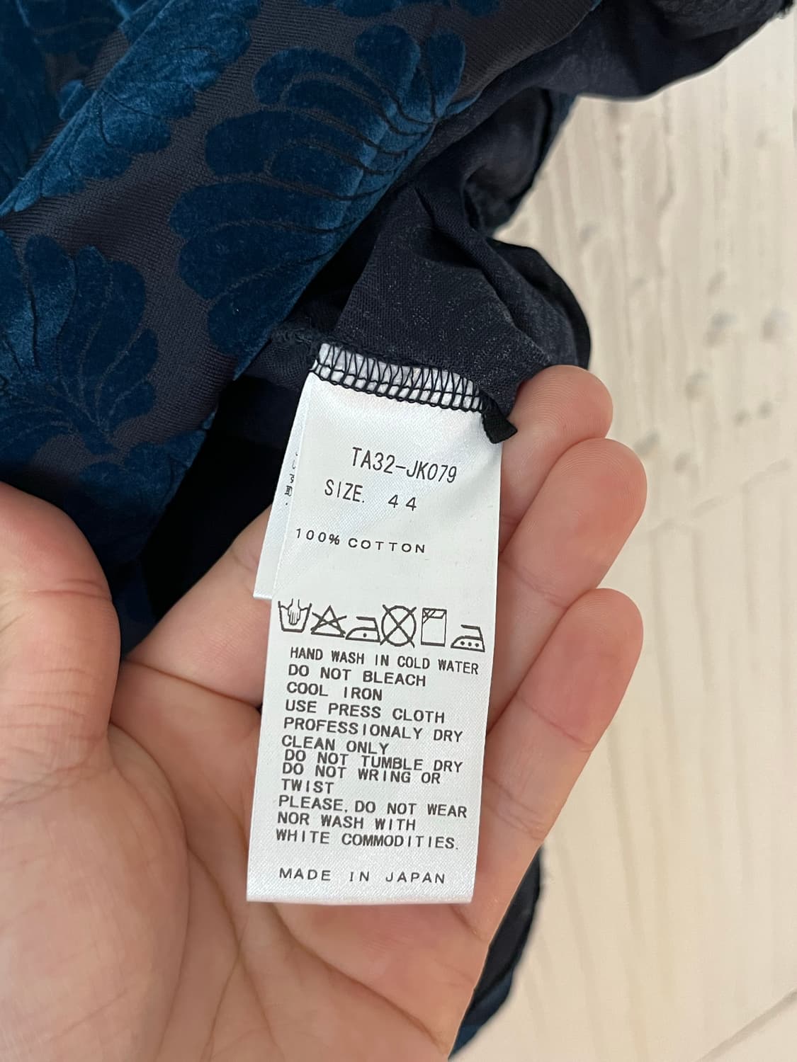 TOGA Archives Velvet Floral T-shirt 상품이미지6