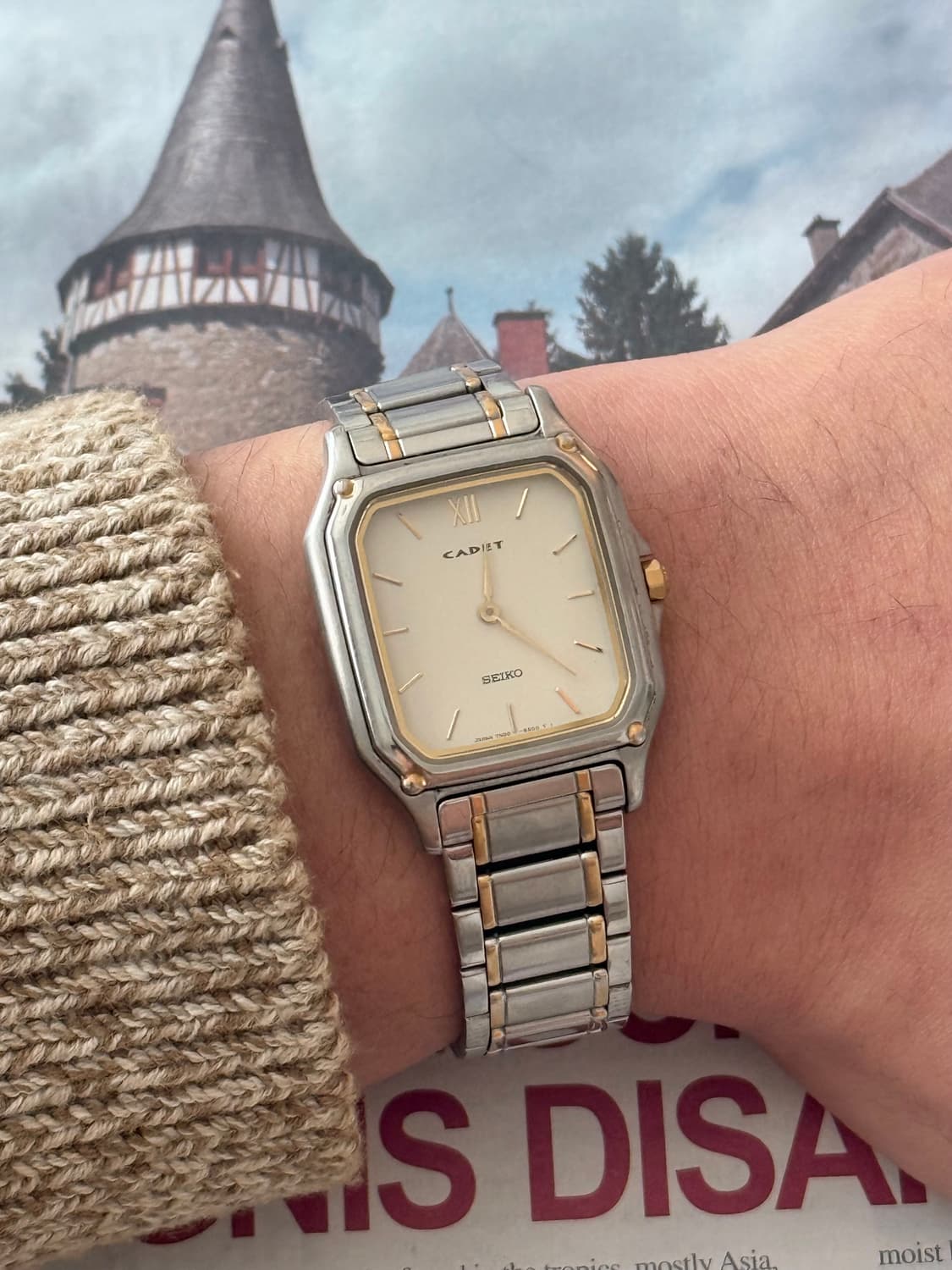 Seiko 세이코 Cadet 스퀘어 콤비 상품이미지7