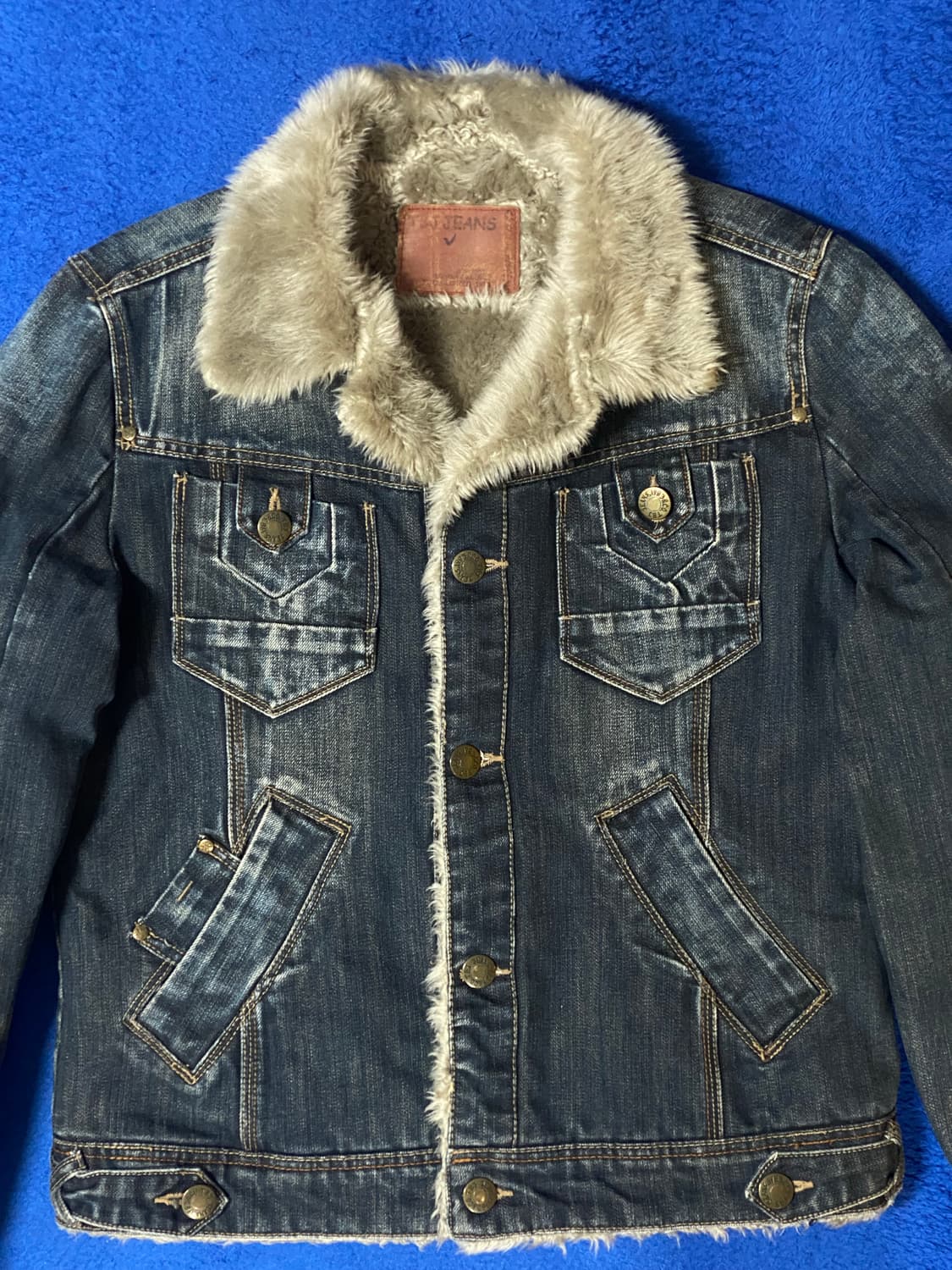 Vintage TBJ Jeans 빈티지 쉐르파 데님 자켓 95 M 상품이미지2