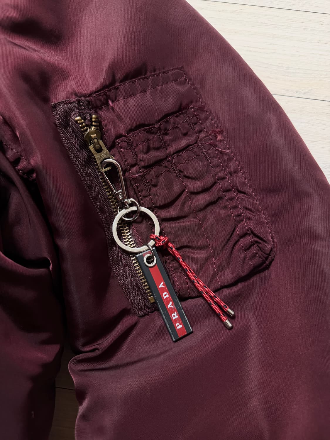 Prada 빈티지 디스트레드 Ma-1 봄버 자켓 상품이미지2