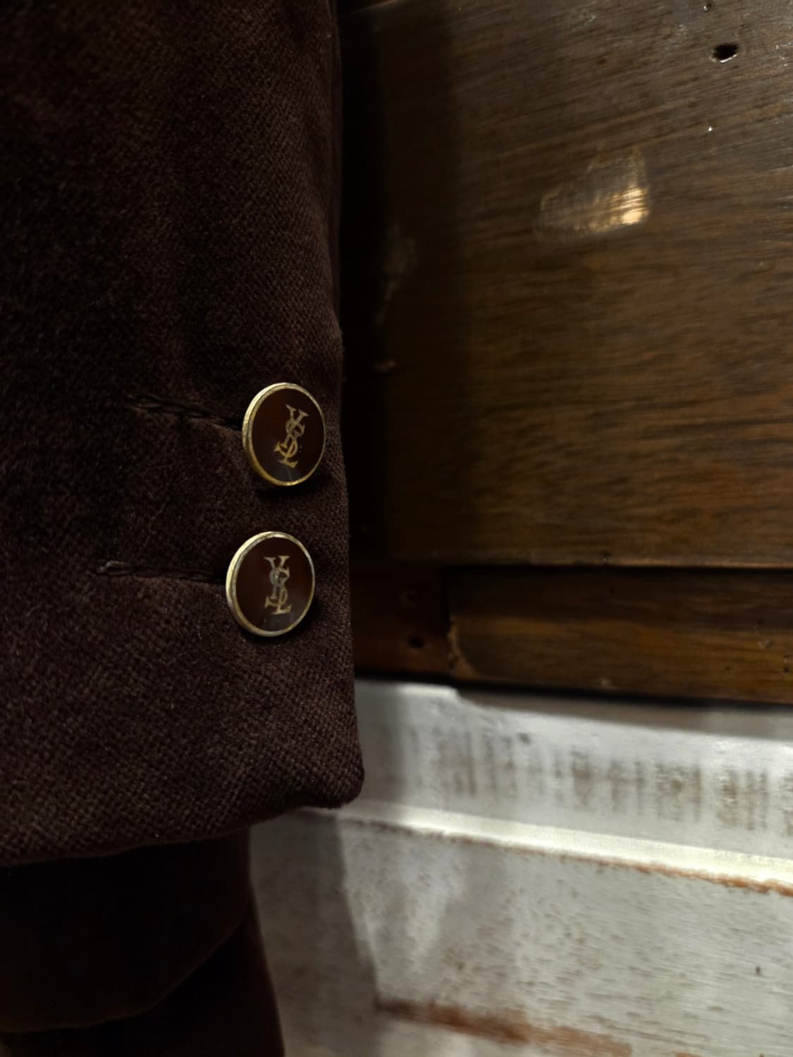 90'S 이브생로랑 벨루어자켓 상품이미지6