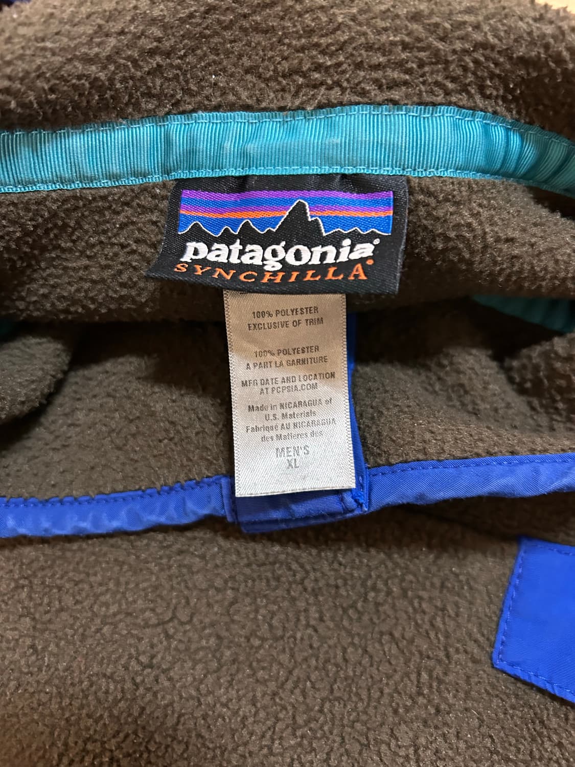 (XL) 파타고니아 신칠라 브라운블루 상품이미지4