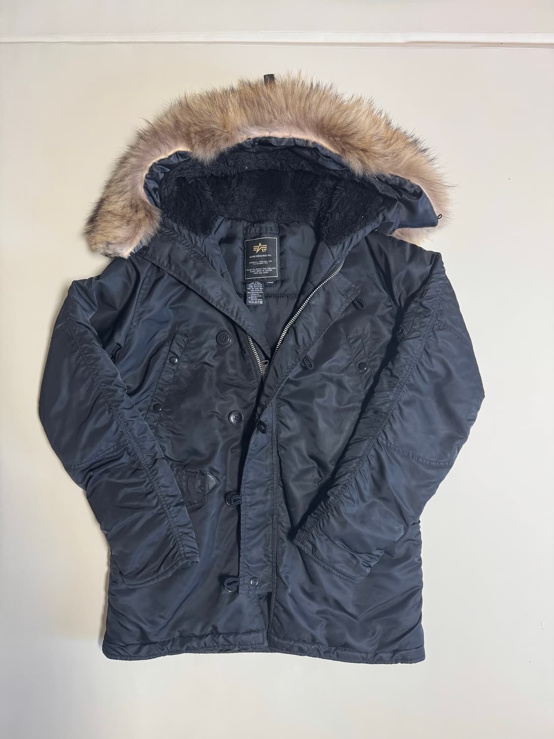 (L) 알파인더스트리(Alpha Industries)의 N-3B 파카 상품이미지1