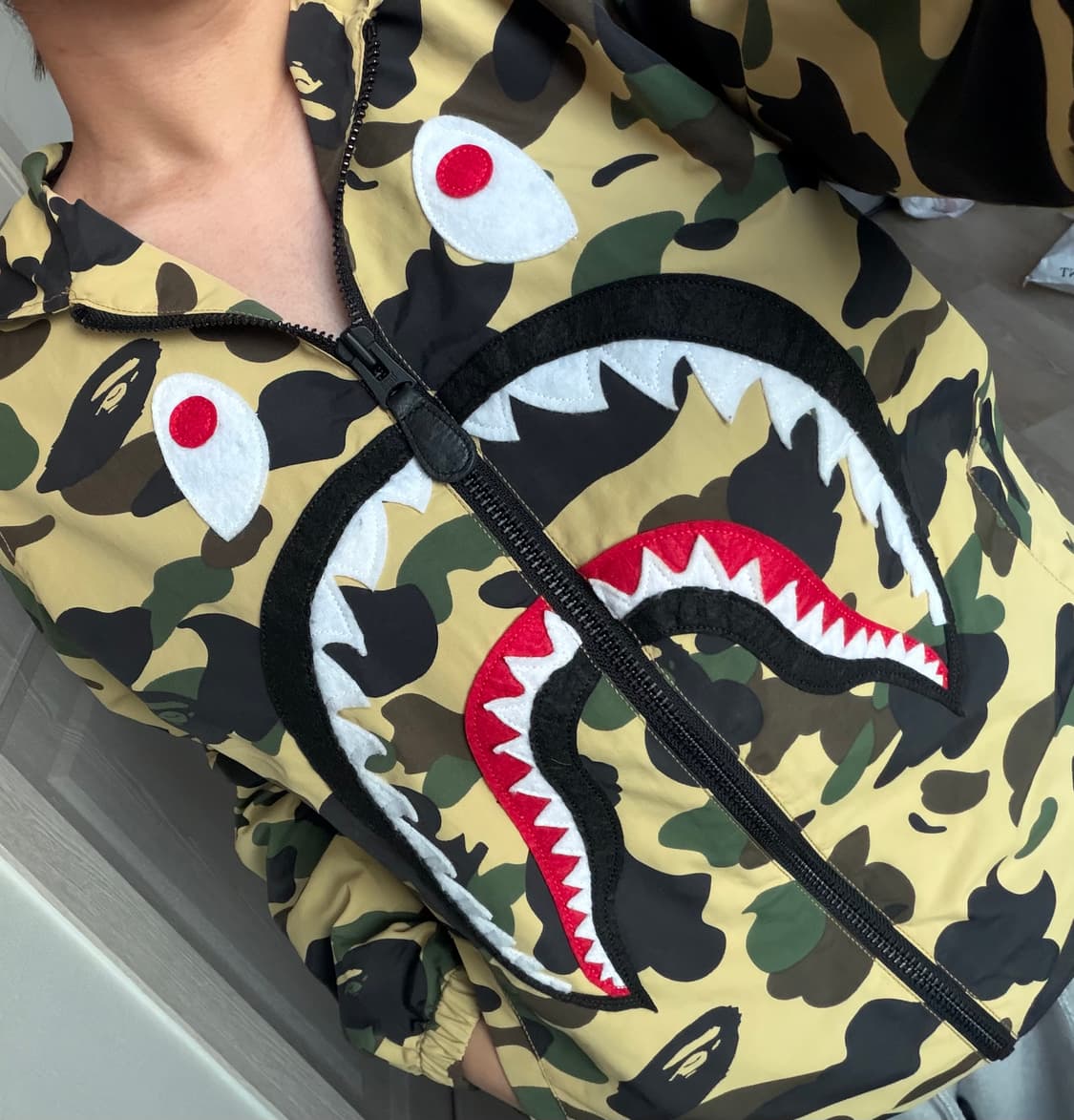 베이프 페이스 바람막이 집업 상품이미지2