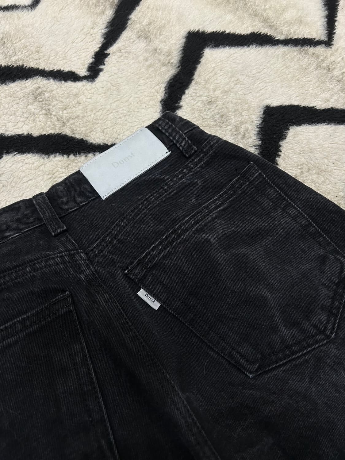 [S]던스트 세미 부츠컷/워시드블랙 상품이미지1