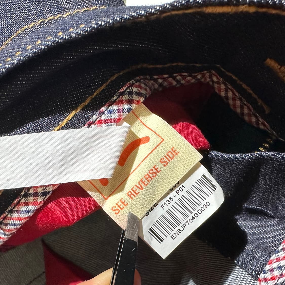 Evisu 에비수 빅로고 데님 팬츠 상품이미지5