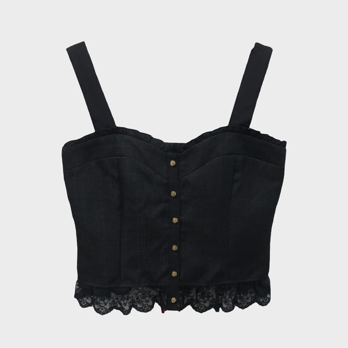 액시즈팜 발레코어 트위드 뷔스티에 탑 61869 상품이미지1