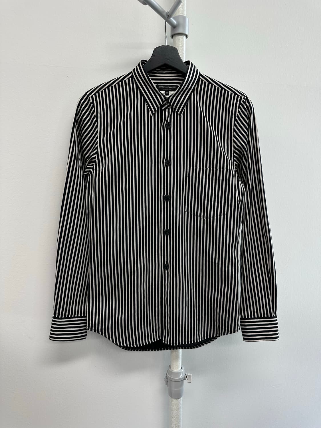 꼼데가르송 옴므플러스 패치워크 스트라이프 셔츠 상품이미지4